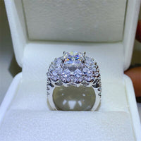 3 Carat Moissanite 925 Sterling Silver Ring Trandify deal