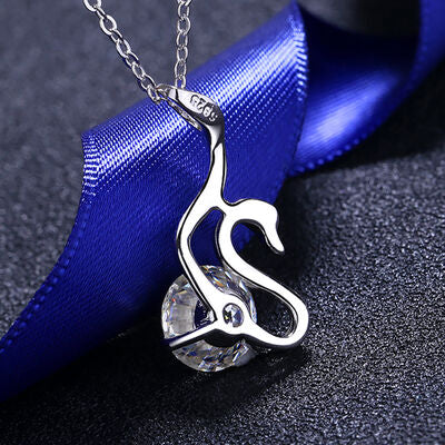 2 Carat Moissanite 925 Sterling Silver Necklace Trandify deal