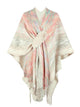 Heathered Fringe Hem Poncho Trandify deal