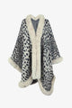 Leopard Open Front Poncho Trandify deal