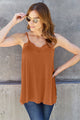 Basic Bae Full Size Lace Trim V-Neck Cami Trandify deal