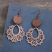 Geometric Cutout Dangle Earrings Trandify deal