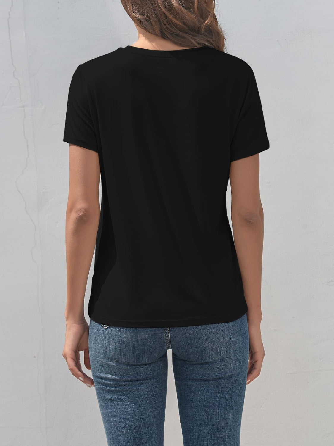Cross Graphic Round Neck T-Shirt Trandify deal