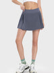 Millennia Pleated Detail Mid-Rise Waist Active Skirt Trandify deal