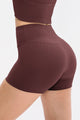 Slim Fit Wide Waistband Sports Shorts Trandify deal