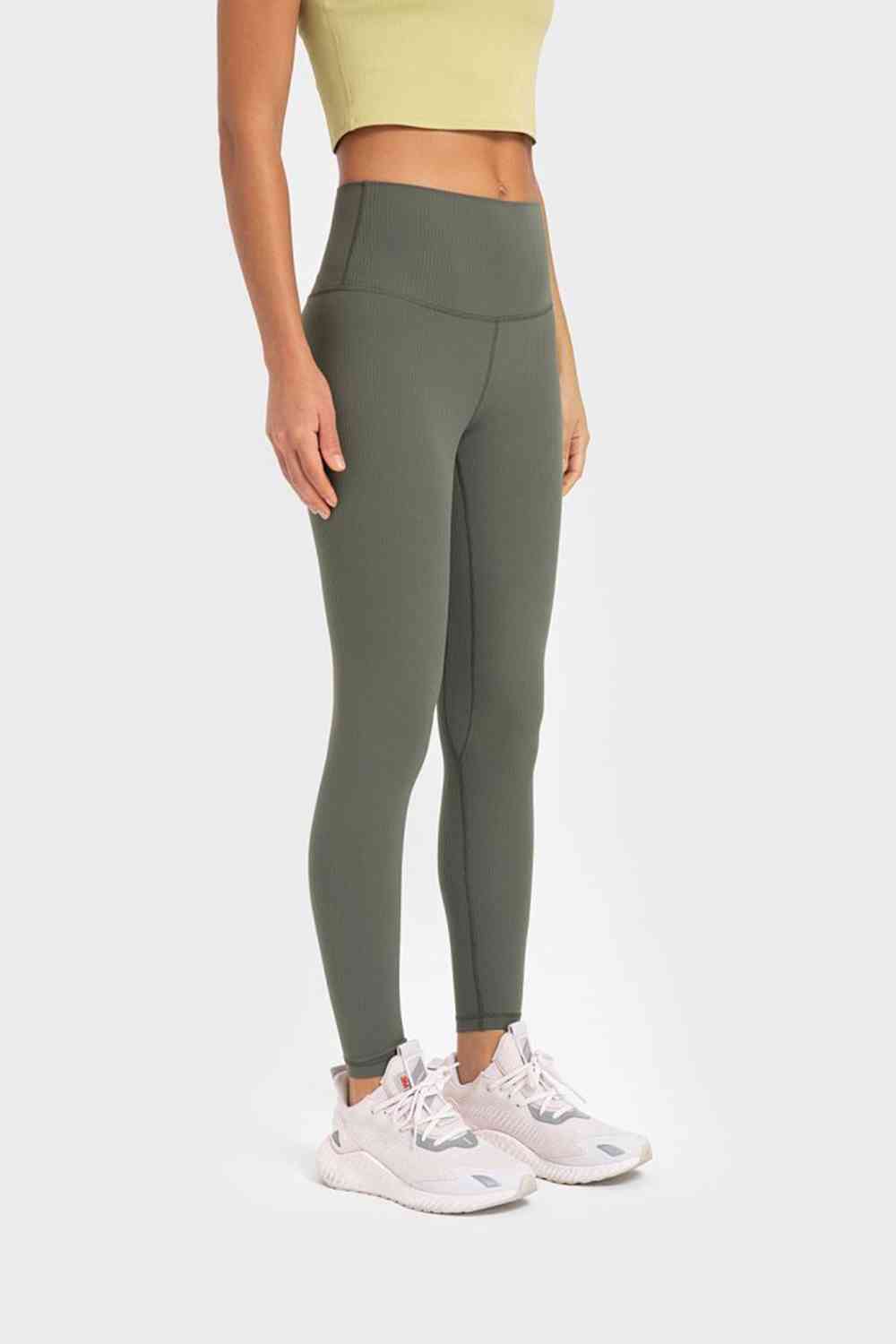 Millennia Highly Stretchy Wide Waistband Yoga Leggings Trandify deal