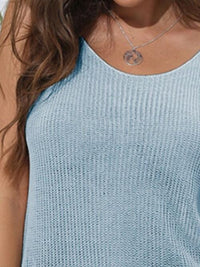 Round Neck Knit Cami Trandify deal