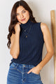 Basic Bae Full Size Ribbed Turtleneck Tank Trandify deal