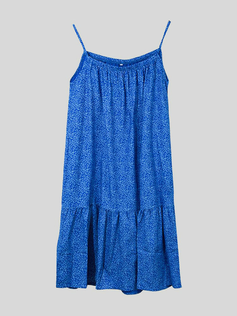 Full Size Printed Sleeveless Mini Cami Dress Trandify deal