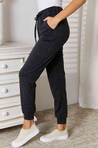 Basic Bae Leopard Print Joggers with Pockets Trandify deal