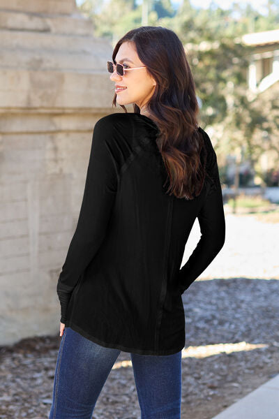 Basic Bae Full Size Round Neck Long Sleeve T-Shirt Trandify deal