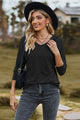 Drawstring Dropped Shoulder Hooded T-Shirt Trandify deal