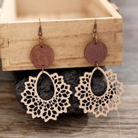Geometric Cutout Dangle Earrings Trandify deal