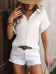 Button Up Short Sleeve Shirt Trandify deal