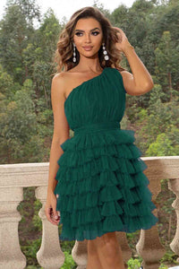 One-Shoulder Sleeveless Dress Trandify deal