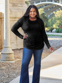 Basic Bae Full Size Round Neck Long Sleeve T-Shirt Trandify deal
