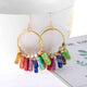 Multicolored Stone Dangle Earrings Trandify deal