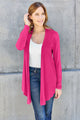 Basic Bae Full Size Open Front Long Sleeve Cardigan Trandify deal