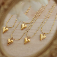 Titanium Steel Heart Pendant Necklace Trandify deal