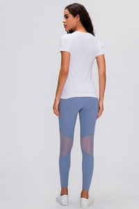 Millennia Round Neck Short Sleeve Active T-Shirt Trandify deal