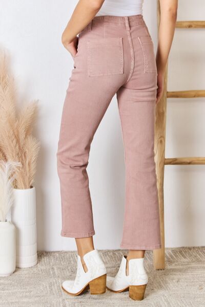 RISEN Full Size High Rise Ankle Flare Jeans Trandify deal