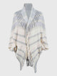 Fringe Detail Open Front Poncho in [ivory] – Boho Chic Style by TrandifyDeal