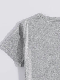 Rabbit Round Neck Short Sleeve T-Shirt Trandify deal