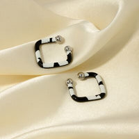 Stainless Steel Oil Drip Cuff Earrings Trandify deal