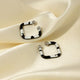 Stainless Steel Oil Drip Cuff Earrings Trandify deal
