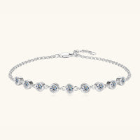 Inlaid Moissanite 925 Sterling Silver Bracelet Trandify deal