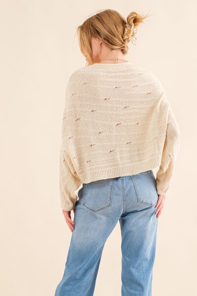 And The Why Dolman Sleeves Sweater Trandify deal