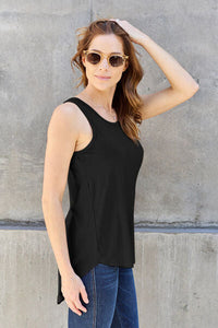 Basic Bae Full Size Round Neck Tank Trandify Deal