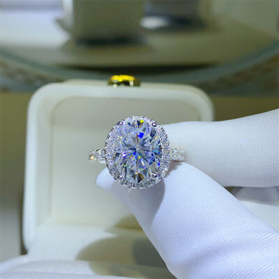 5 Carat Moissanite 925 Sterling Silver Ring Trandify deal