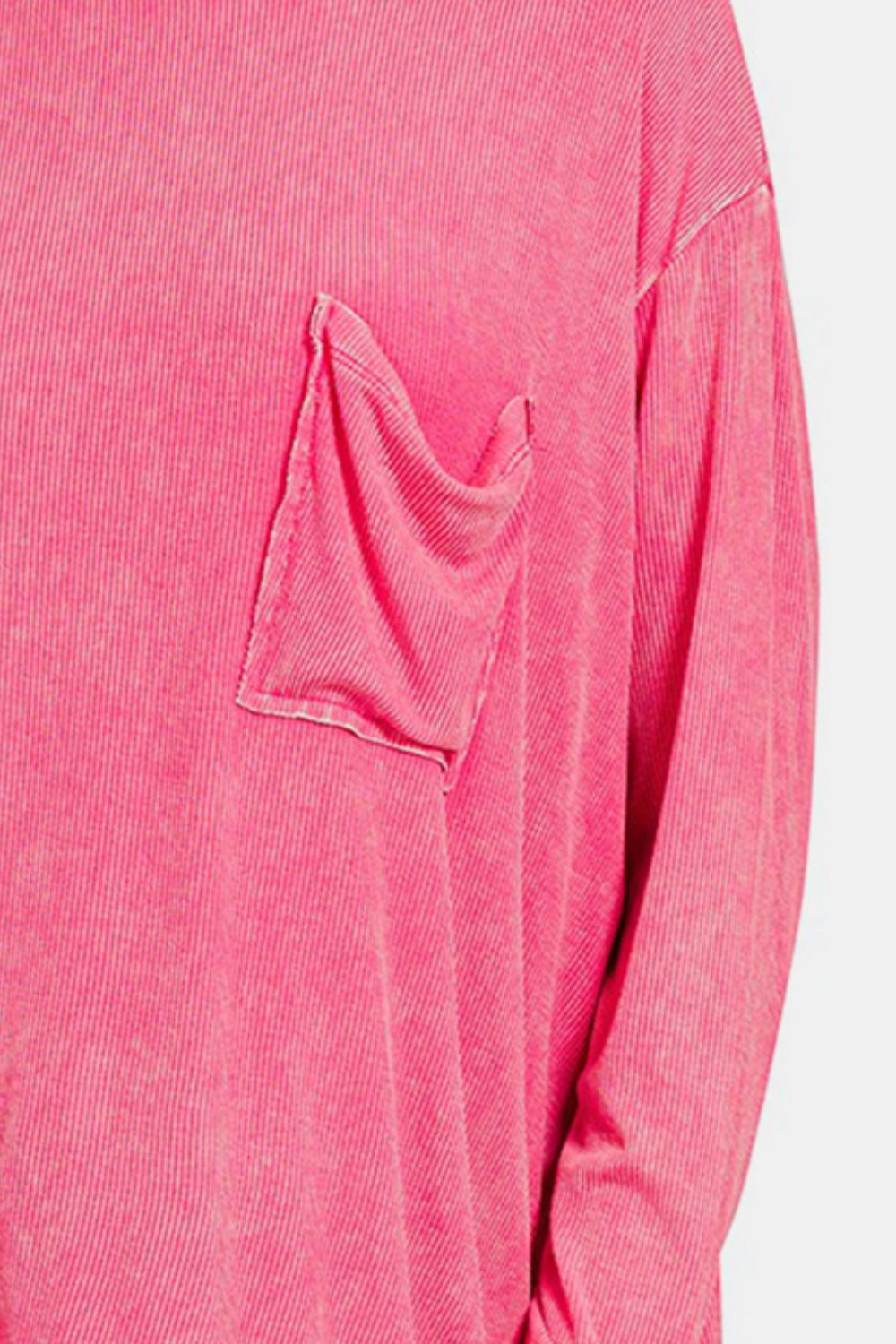 Zenana Round Neck Long Sleeve T-Shirt Trandify deal