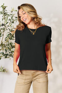 Basic Bae Full Size Round Neck Short Sleeve T-Shirt Trandify deal