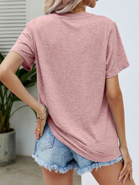 US Flag Flower Graphic Tee Trandify deal