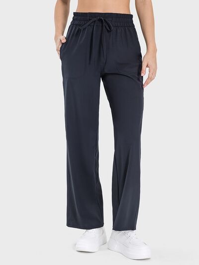 Millennia Drawstring Pocketed Active Pants Trandify deal