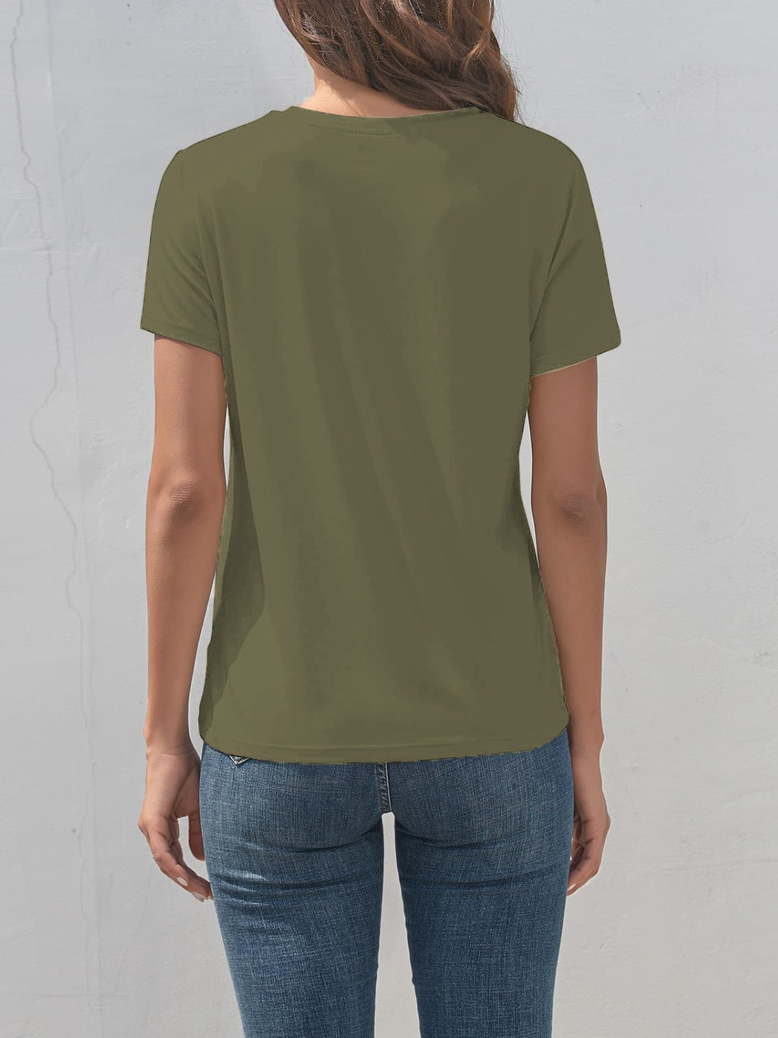 Cat Round Neck Short Sleeve T-Shirt Trandify deal
