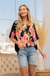 Sew In Love Full Size Floral Round Neck Short Sleeve T-Shirt Trandify deal