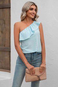 Eyelet One-Shoulder Tank Trandify deal