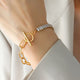 Zircon Titanium Steel Closure Bracelet Trandify deal