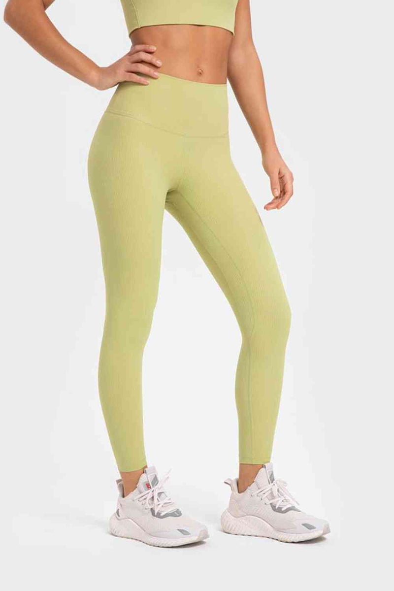 Millennia Highly Stretchy Wide Waistband Yoga Leggings Trandify deal