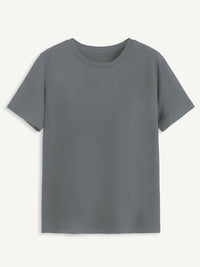 Rose Round Neck Short Sleeve T-Shirt Trandify deal