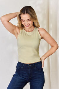 Basic Bae Full Size Round Neck Slim Tank - Trandify Deal