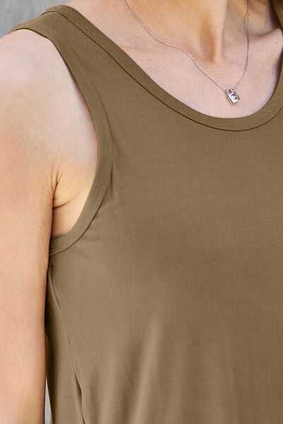 Basic Bae Full Size Round Neck Tank Trandify Deal
