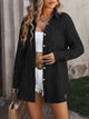 Textured Button Up Dropped Shoulder Shirt Trandify deal