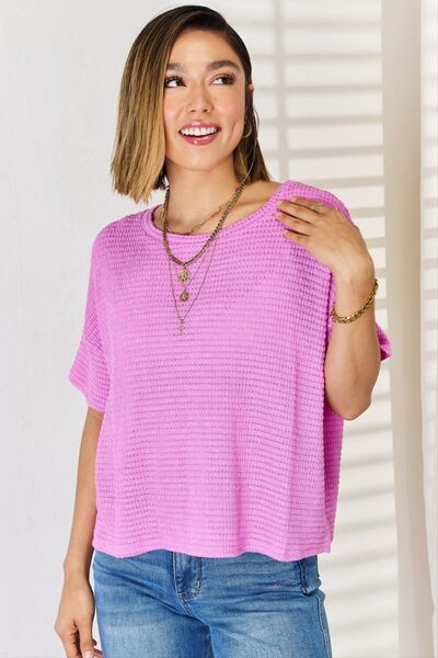 Zenana Full Size Round Neck Short Sleeve T-Shirt Trandify deal
