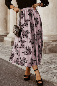 Embroidered High Waist Maxi Skirt Trandify deal