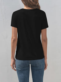 Dog Graphic Round Neck T-Shirt Trandify deal