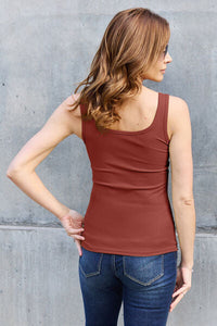Basic Bae Full Size Square Neck Wide Strap Tank Trandify deal